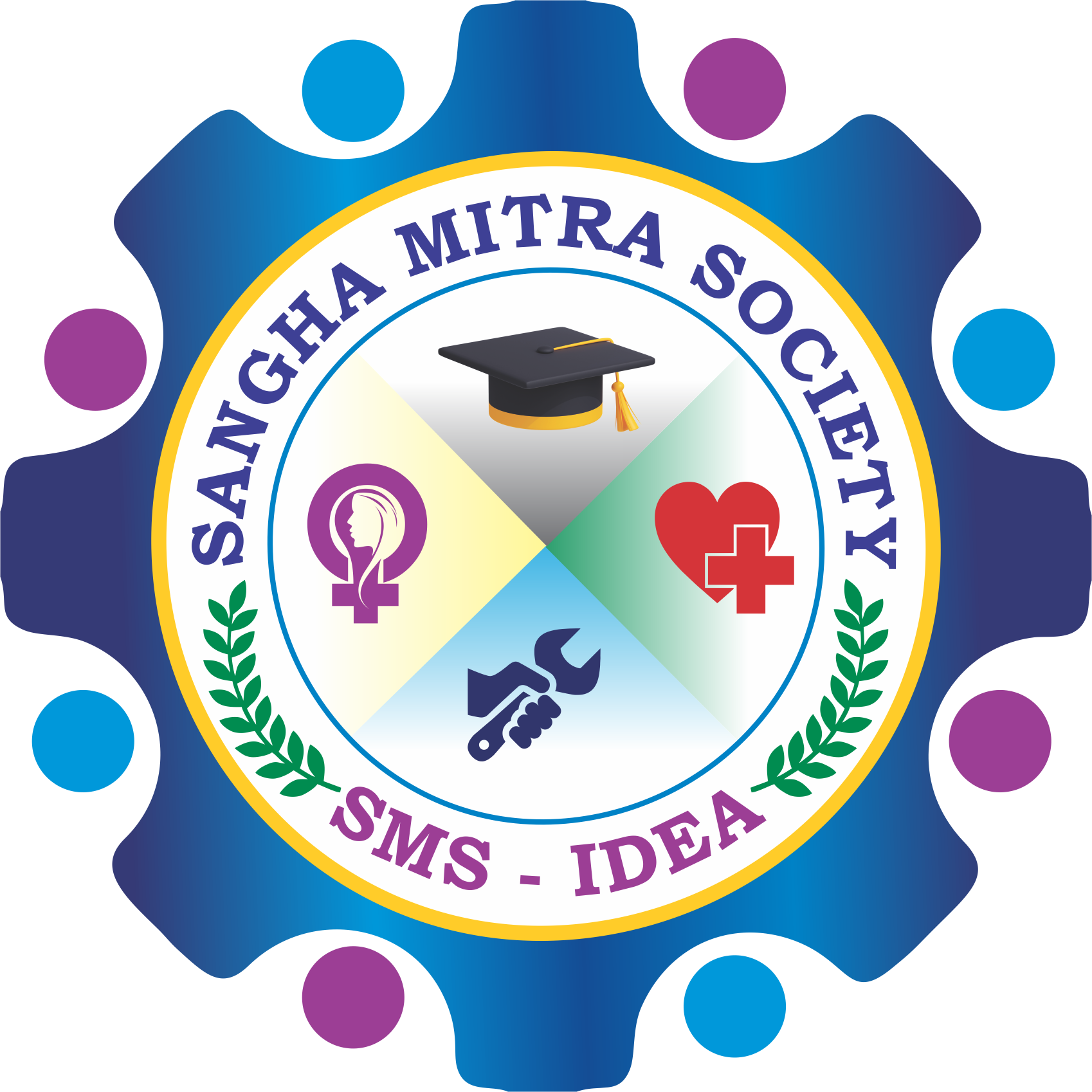 Sangha Mitra Society Logo
